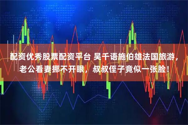 配资优秀股票配资平台 吴千语施伯雄法国旅游，老公看妻挪不开眼，叔叔侄子竟似一张脸！